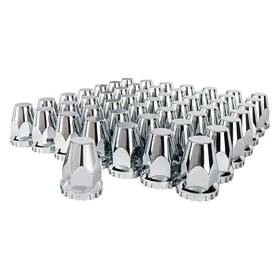 United Pacific 10265cb - Wheel Lug Nut Cover Set 33mm X 2 3/4 Inch 60 Pack