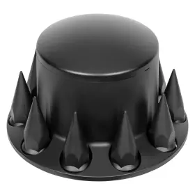 10342 United Pacific Axle Hub Cover Rear Matte Black Dome With 33mm Spike 10342 United Pacific Axle Hub Cover Rear Matte Black Dome With 33mm Spike