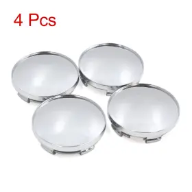 Uxcell 609876174220 4pcs 58.5mm Dia 5 Lugs Car Vehicle Tire Wheel Center Hub Caps Cover Silver Tone