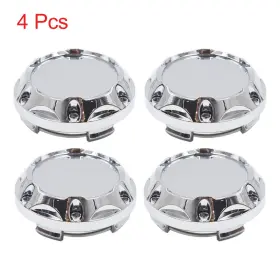 Uxcell 609876779180 4 Pcs Silver Tone 64mm Dia Lugs Car Tire Wheel Center Hub Caps Cover Protector Uxcell 609876779180 4 Pcs Silver Tone 64mm Dia Lugs Car Tire Wheel Center Hub Caps Cover Protector