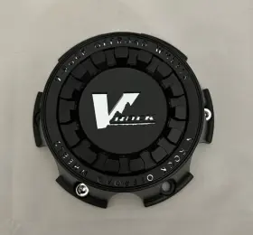 Cap1074-61397 V Rock Cap1074-sg Offroad 6 Lug Flat Matte Black Wheel Center Cap
