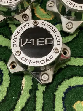 C394-5-cap V-tec Wheels C394-5 Chrome Wheel Center Cap 1 Piece