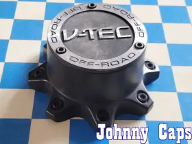 C394-8 V-tec Off-road Wheels # . Used Matte Black Wheel Center Cap 50 Qty. 1 C394-8 V-tec Off-road Wheels # . Used Matte Black Wheel Center Cap 50 Qty. 1
