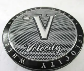 Cc106-1p V/ Velocity #cc106-1p Chrome/ Silver Custom Wheel Center Cap For 1