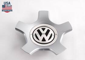 Vag 3c0601149p8z8 Vw Golf Mk5 R32 Wheel Center Cap Diamond Silver Genuine 3c0601149r8z8