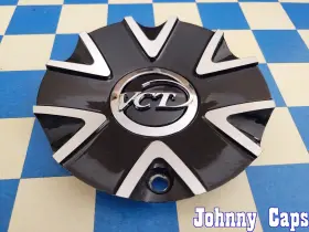 213-2085 Vct Wheels 213-2085/2285-al # 213-2085/2285-al. Black And Silv Metal Wheel Center Cap 49 Qty. 1