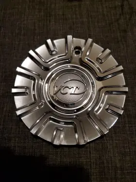 286-22-cap Vct Wheels # . Custom Chrome Center Cap Qty. 1 Screws Not Includ