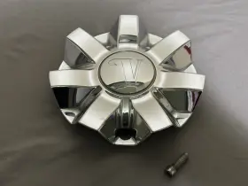 Cs365-2p Velocity Used Custom Wheel Cs365 Chrome Center Cap Nice