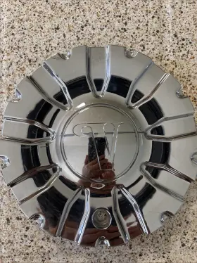 Cs366-1p Velocity Wheels Chrome Wheel Center Cap