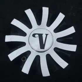 Csvw21-1a Velocity Custom Vw21 Black And Machined Wheel Center Cap