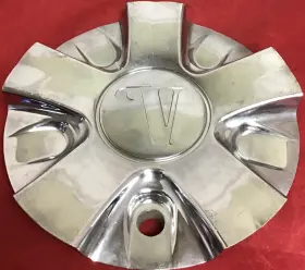 Vw300-cap Velocity One Used Wheels Chrome Center Cap /12158