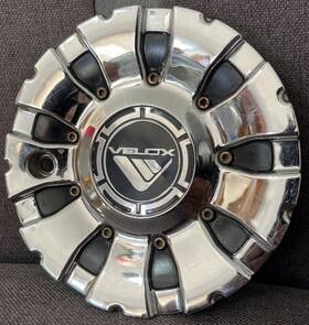 Velox Cs366-b2p Chrome Custom Wheel Center Cap Rim Hubcap Screw On Middle Cover
