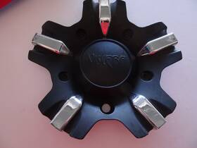 Viscera Emr0770-20/22-cap Black Mattle Custom Wheel Center Cap #
