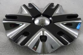 Viscera Emr0841-car-cap Chrome / Gloss Black Custom Wheel Center Cap Caps #