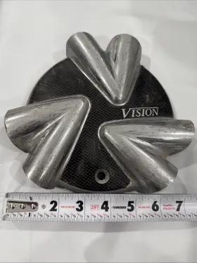 8609-4 Vision #8600-0 Wheels Chrome Custom Wheel Center Cap