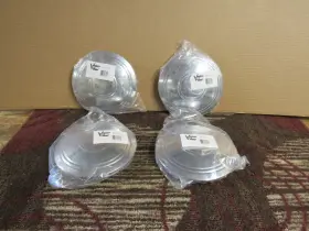 Vision 886821363858 Set Of 4 Nos Rallye Police Chrome Center Cap Hub 2531v 8.5 Inch