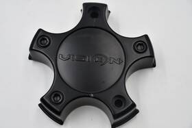 Vision C326mb-5c65v Matte Black Wheel Center Cap Hub 5.5 Inch 5 Lug