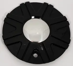 C378gb Vision 1 New Gloss Black 378 Kryptonite Wheel Rim Center Cap With Screw