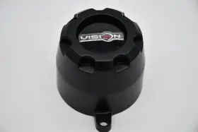 C398mb-65v Vision Matte Black Wheel Center Cap Hub 4 Inch With Screws