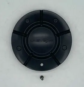 C-490-1 Vision Wheels Black Center Cap Wheel Hub Lug Cover Part# Letters