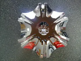 60801675f-1 Vogue 89-9079v New X-cess Wheel Chrome Center Cap 7.0 Inch - One/1