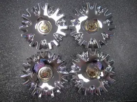 407l190 Vogue 99-0727 New Chrome Center Cap 7.50 Inch Aai - Set/4