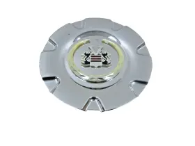 Wcs-204 Vogue Wca-204 Custom 18 Inch Alloy Wheel Snap On Chrome And Gold Center Cap #2b-7