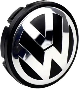 7l6601149 Volkswagen 2004-2010 Vw Touareg 76mm 3 Inch Center Wheel Cap Blacksilver