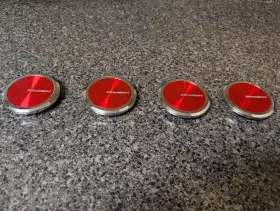 Weds-53117 Wedssport Type 2 Flat/red Center Caps Set Of 4 53117 For Sa And Rn Wheels Weds-53117 Wedssport Type 2 Flat/red Center Caps Set Of 4 53117 For Sa And Rn Wheels