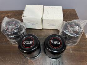 Weld Racing 605-5030 3.530 605-5030b 4 Wheel Rim Black Center Caps Fit 3.540 Inch Dia Bore Push Thru