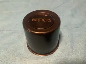 99-2649 Western 1 Wheel Center Caps- 3 1/2 Inch Od Black Steel With Logo 99-2649 Western 1 Wheel Center Caps- 3 1/2 Inch Od Black Steel With Logo