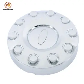 Wp5998500 Worldpicks 10 Lug 2wd 19.5 Inch Front Wheel Chrome Center Cap For 05-16 Ford Super Duty