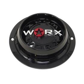 Worx Offroad Cap-wx6-br20 / Alloy Gloss Black 5/6-lug Bolt On Center Cap