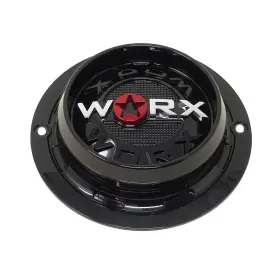 Cap-wx6-br20 Worx Offroad / Alloy Gloss Black 5/6-lug Bolt On Center Cap