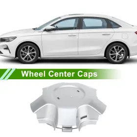 4260360671 X Autohaux Wheel Center Caps No.4260360671 For Toyota Land Cruiser Silver Tone Plastic 1 Pc