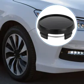 X Autohaux 636939058869 Car Wheel Hub Center Cap 65 Mm 2.56 Inch Od Cover Universal Plastic Black