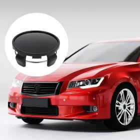 X Autohaux 636939141929 Car Wheel Center Hub Cap Rim Cover Caps 62mm 2.44 Inch Od Snap-in Plastic Black
