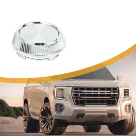 X Autohaux 639664788193 Wheel Center Caps Od 64mm/2.52 Inch Silver Tone 1 Pc With Sticker