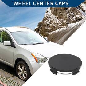 X Autohaux 639664802325 Wheel Center Caps Hub Rim Od 65mm/2.56 Inch 1pc Black Universal