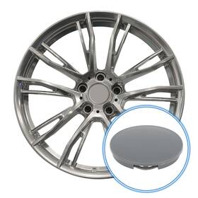 X Autohaux 670279784484 Car Wheel Hub Center Caps 62mm 2.44 Inch Od Universal For Durable Plastic Gray