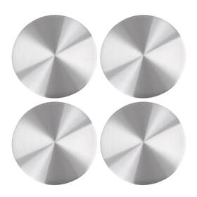 X Autohaux A19041700ux0974 45mm Silver Tone Car Wheel Center Hub Caps