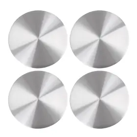 A19041700ux0974 X Autohaux 45mm Silver Tone Car Wheel Center Hub Caps