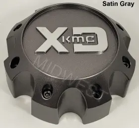 1079l170sg1-h63 Xd Series Satin Gray 63mm 8x170 Wheel Rim Center Cap With Screws New
