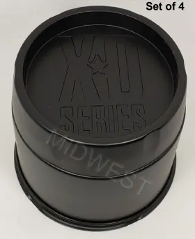 1425006926 Xd Series 4 New Satin Black 5x139.7 6x139.7 Push Thru Wheel Rim Center Caps