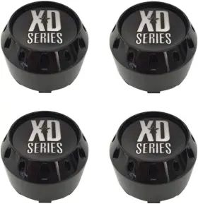 464k131-2gb Xd Series 4 New Gloss Black Wheel Rim Snap In Center Cap 8 Lug Only