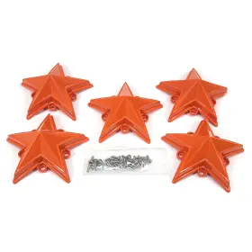 Xd Series By Kmc 885463180274 Orange Wheel Center Hub Cap Bolt-on Closed-end Xdstar-or-pk