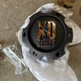 Xd Series T073l120-h34 New Wheel Rim Satin Black Center Hub Cap 6x120 With Screws