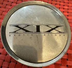 C-311-1 Xix Black / Chrome Wheel Center Cap