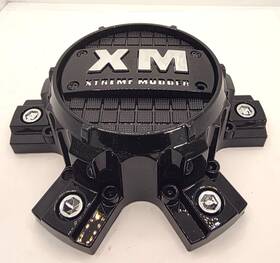 Xm 0211-739 Xtreme Mudder Offroad Gloss Black Wheel Center Cap