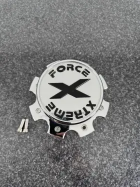 C-1001-2 Xtreme Force Chrome Wheel Center Cap 8 Lug